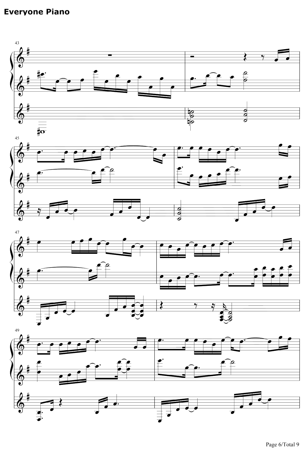 我在未来等你 钢琴谱-好妹妹乐队6