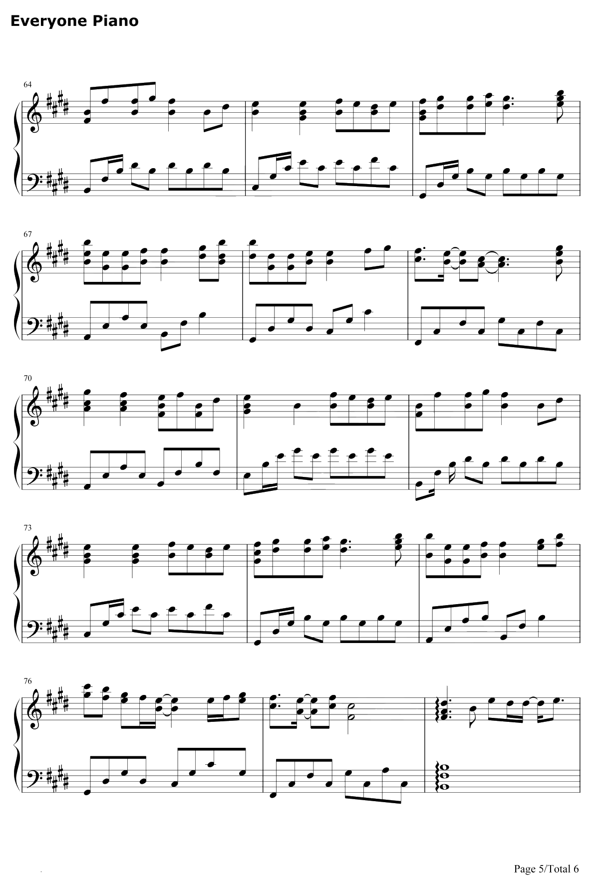 レクイエム钢琴谱-柊奈绪-黄昏乙女×失忆幽灵OST5