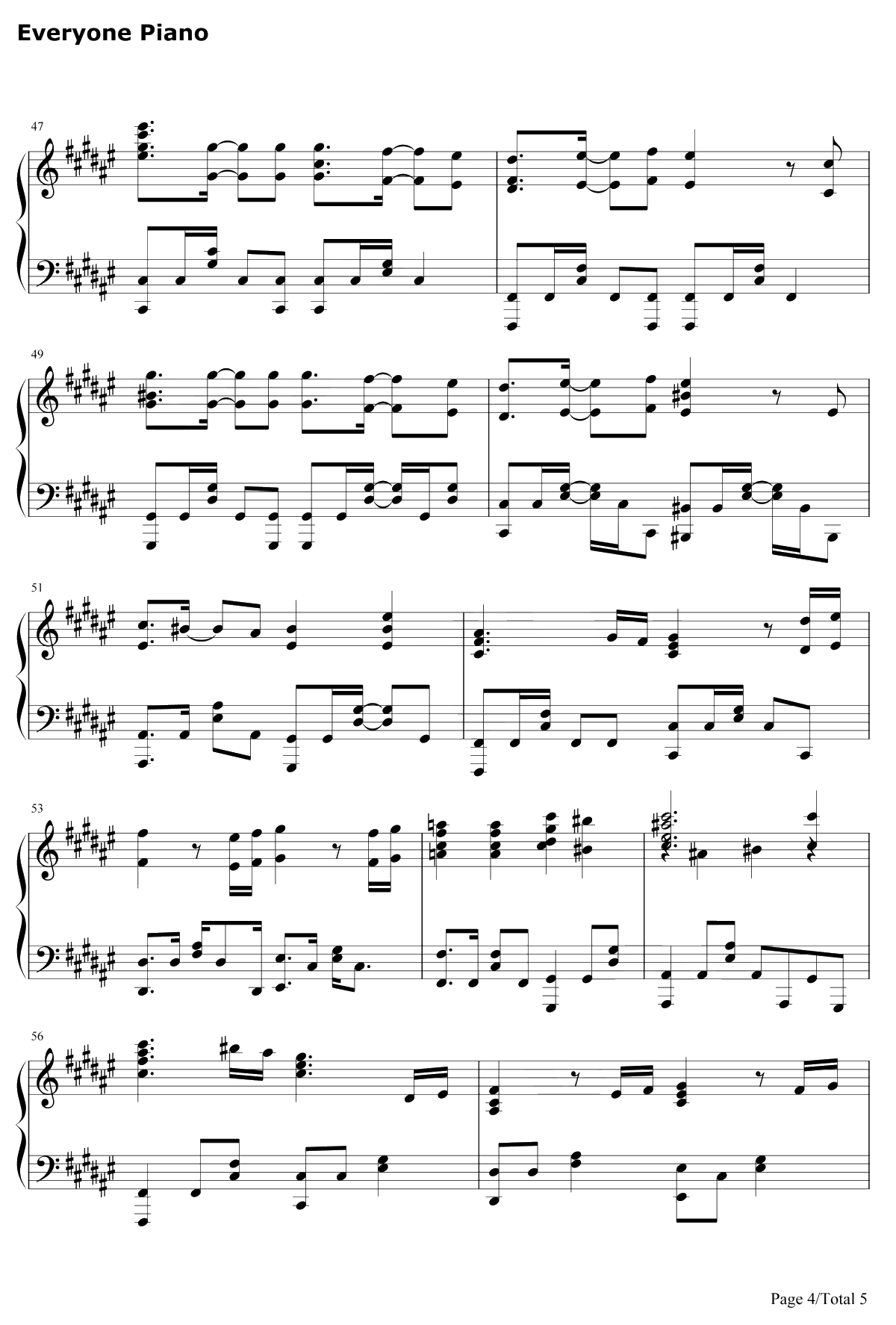 星のダイアローグ钢琴谱-Starlight九九组4