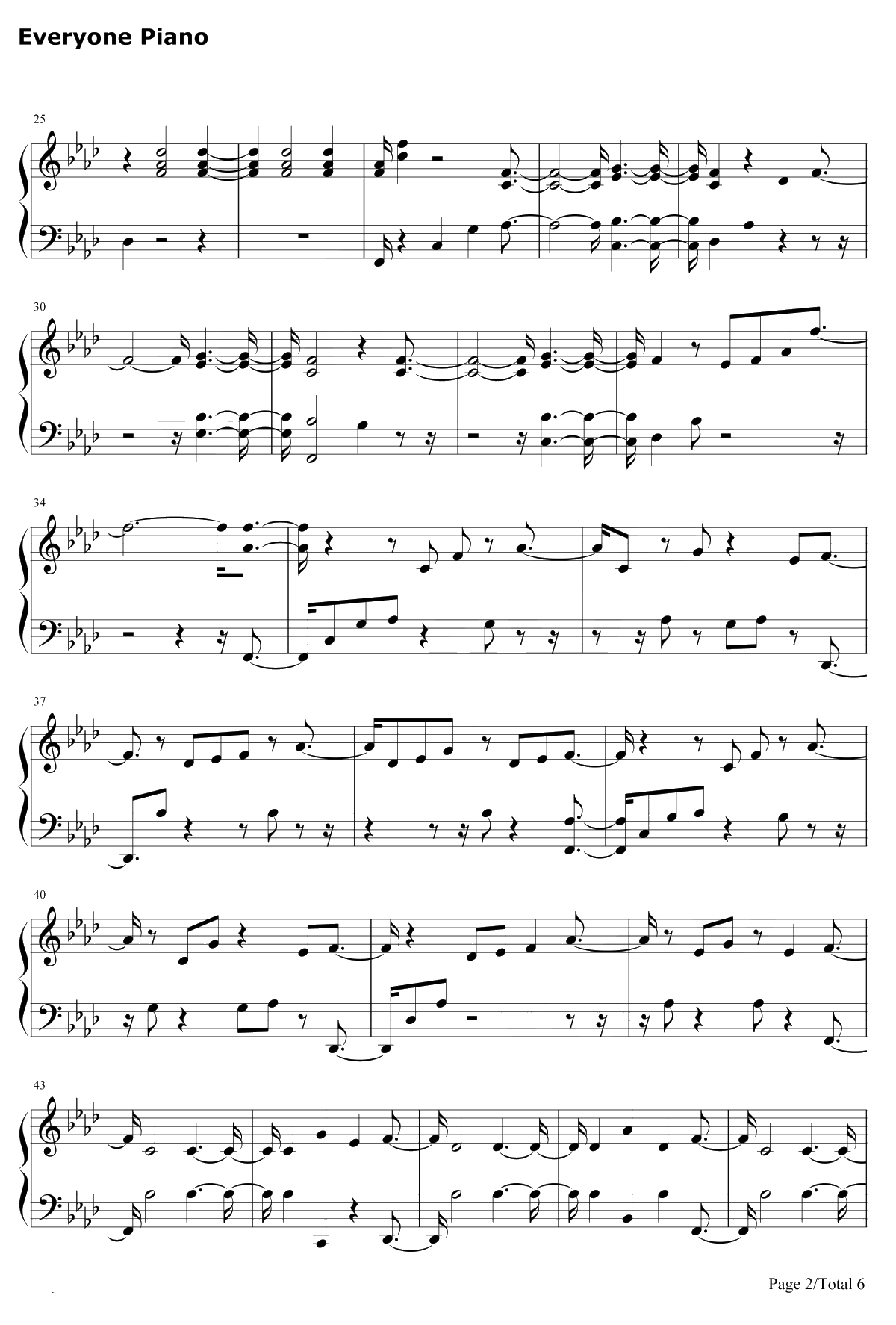 Woman Like Me钢琴谱-Little Mix / Nicki Minaj2