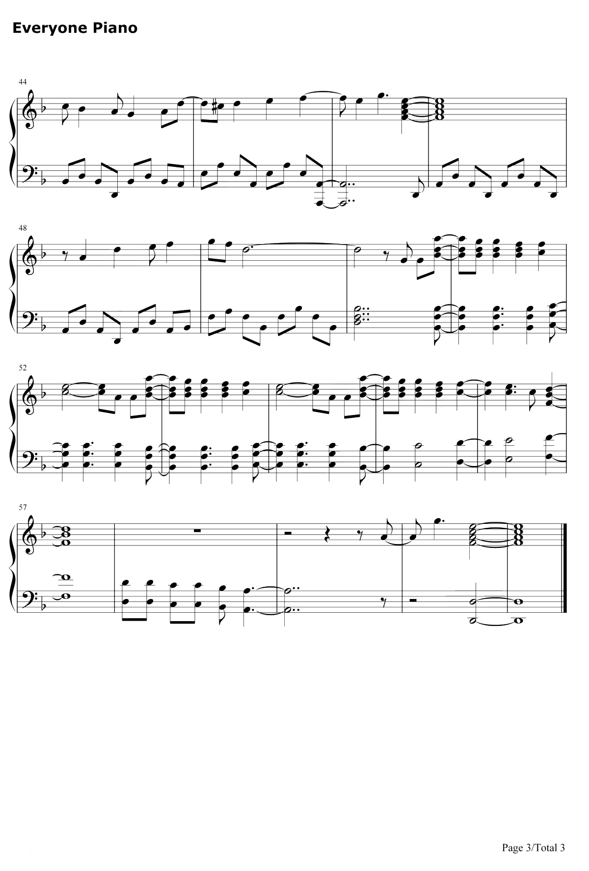 Fighting Gold钢琴谱-Coda-JOJO的奇妙冒险黄金之风OP3