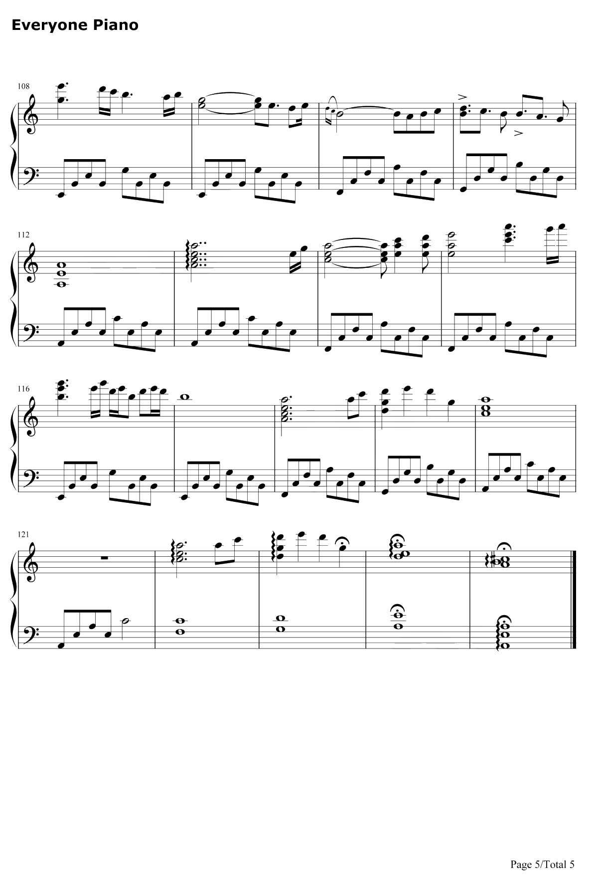 渡る者の途絶えた桥钢琴谱-东方Project-东方地灵殿二面道中曲5