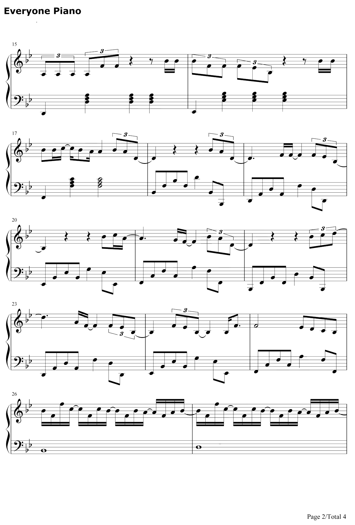 那时候钢琴谱-方艺谚2