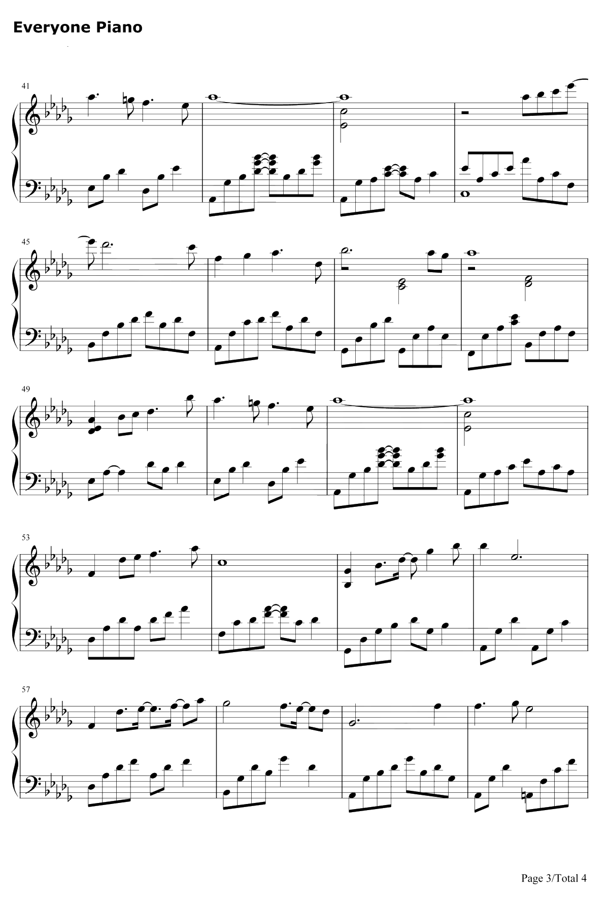 Pastel Reflections钢琴谱-Kevin Kern-浮光掠影3