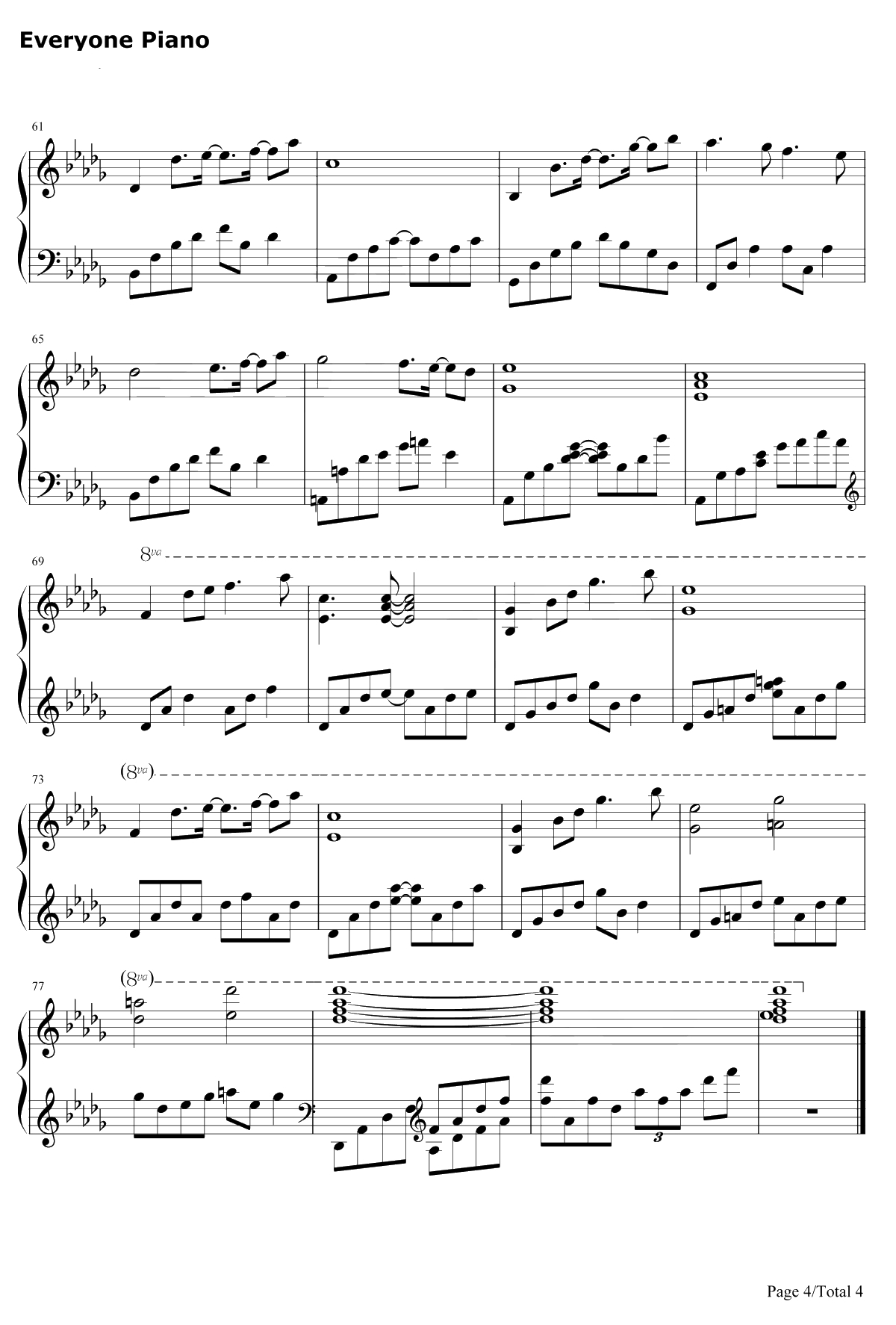 Pastel Reflections钢琴谱-Kevin Kern-浮光掠影4