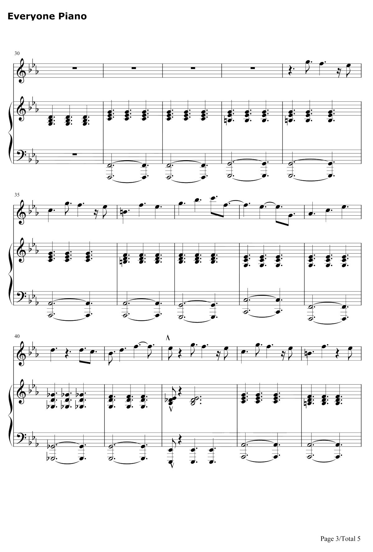 Love Like You钢琴谱-Rebecca Sugar-史帝芬宇宙ED3