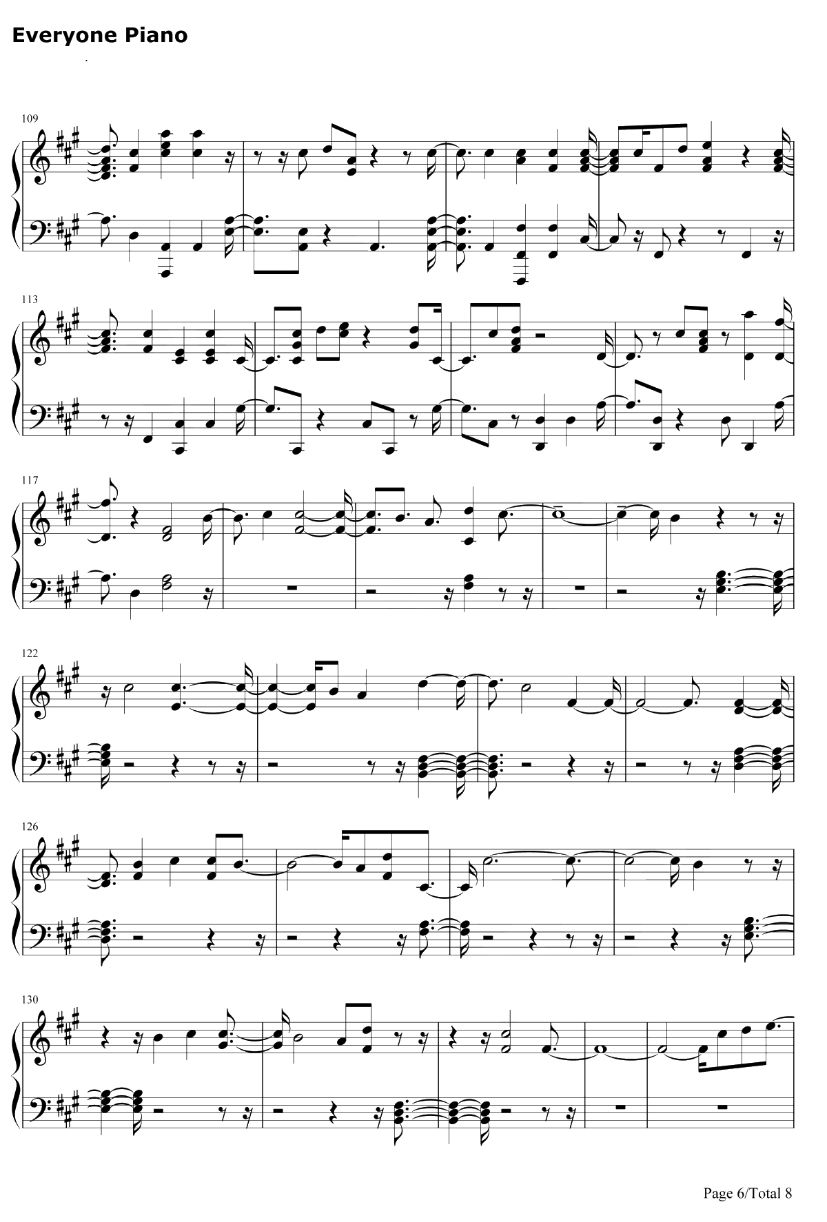 I'm Still Here钢琴谱-Sia6