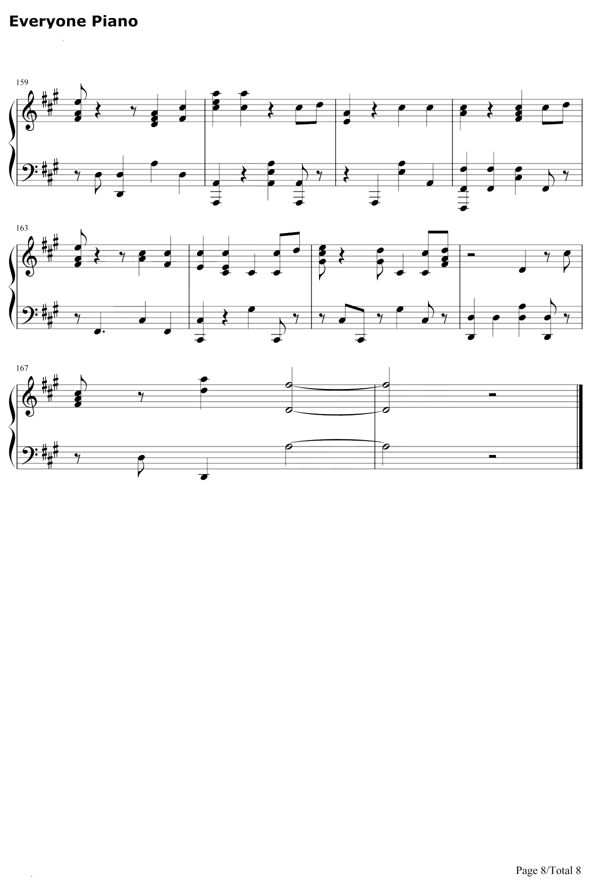 I'm Still Here钢琴谱-Sia8