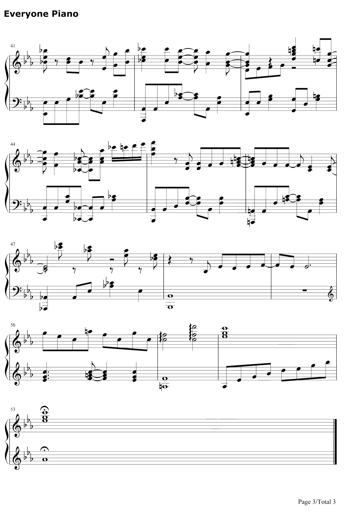 革命前夜钢琴谱-井口裕香-魔法禁书目录ⅢED3