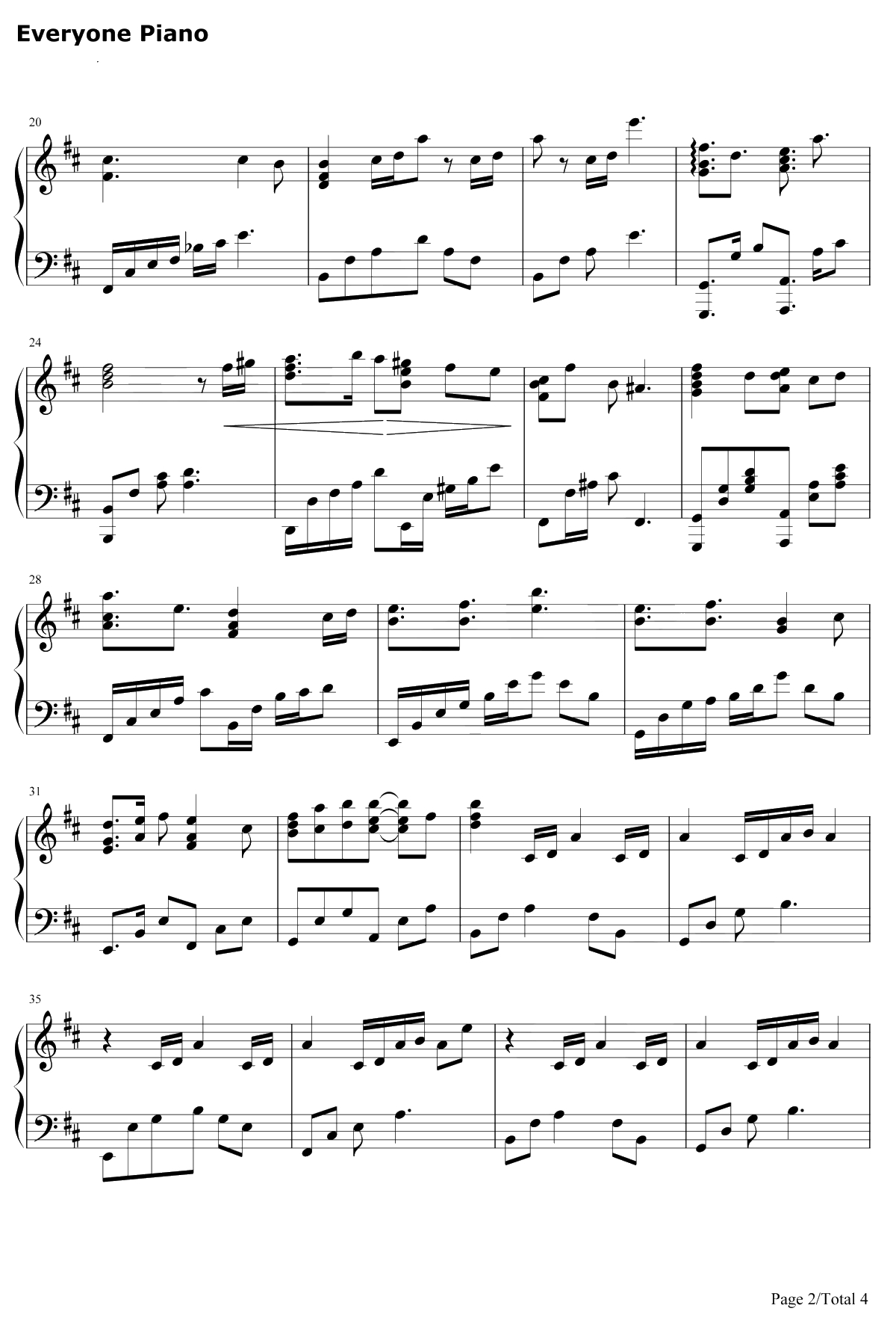 曖昧ナ希望氷雨钢琴谱-冈部启一-尼尔机械纪元OST2