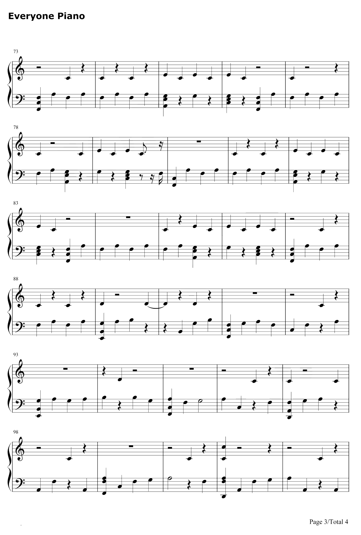 Hostage钢琴谱-Billie Eilish3