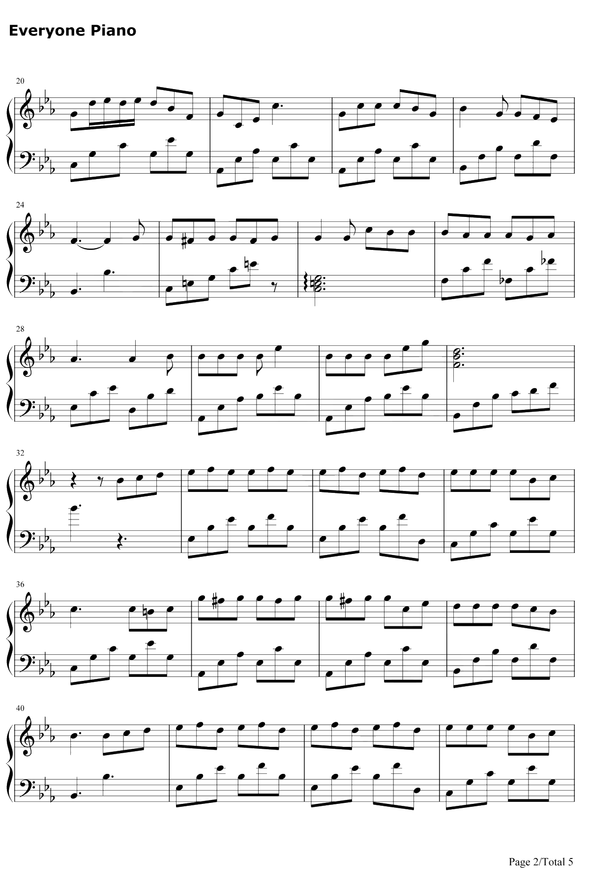 小半 钢琴谱-陈粒2