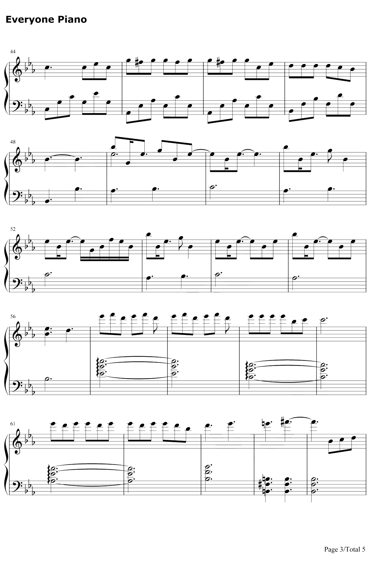 小半 钢琴谱-陈粒3