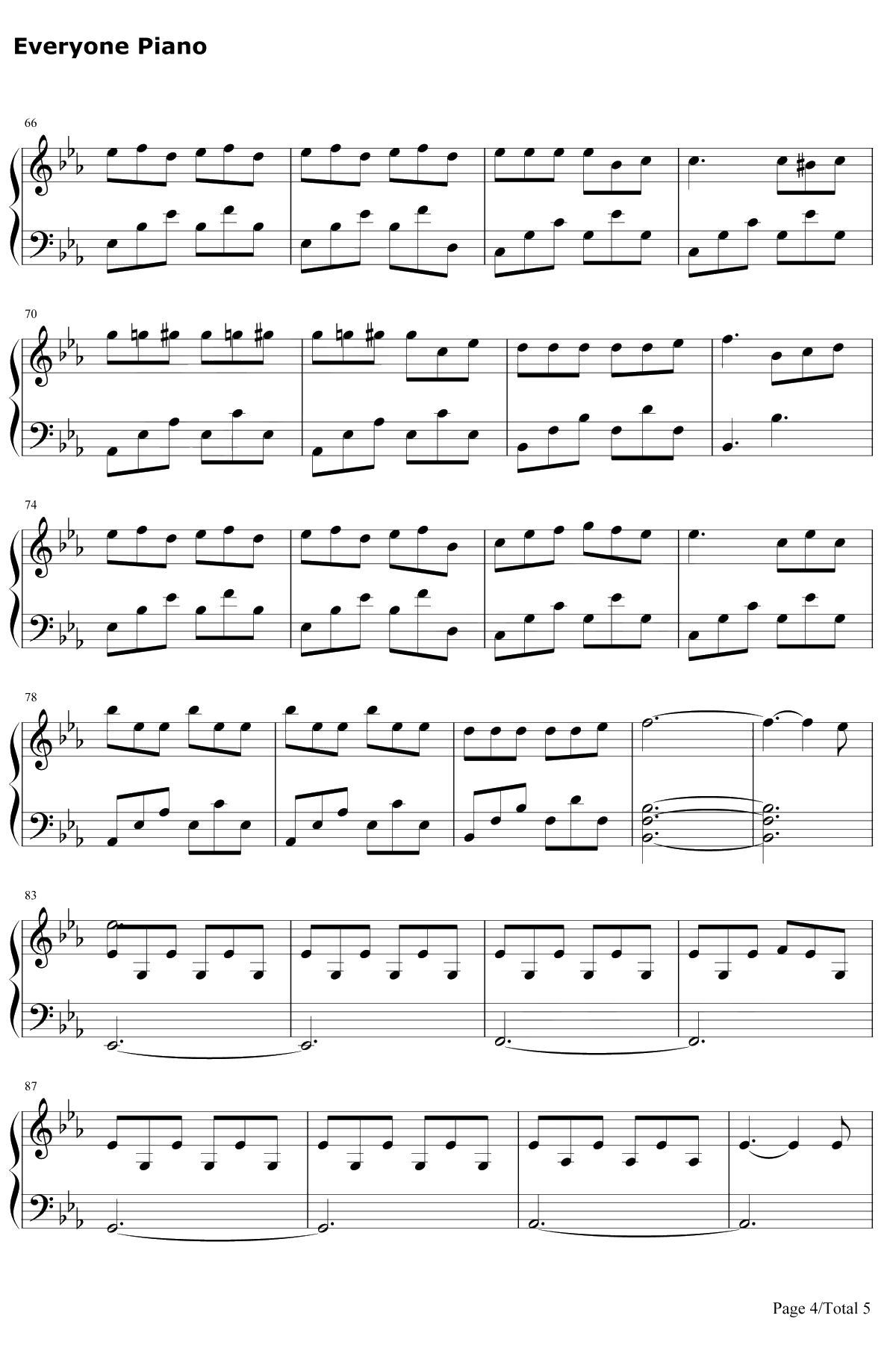 小半 钢琴谱-陈粒4