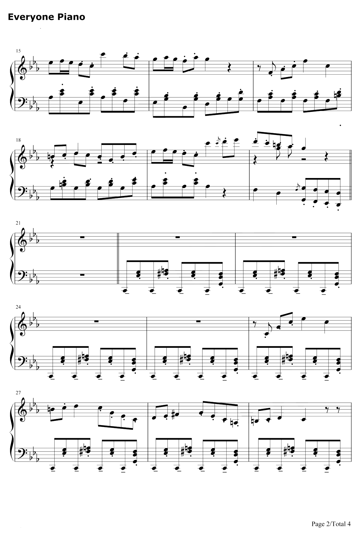 Nyeh Heh Heh钢琴谱-Toby Fox2