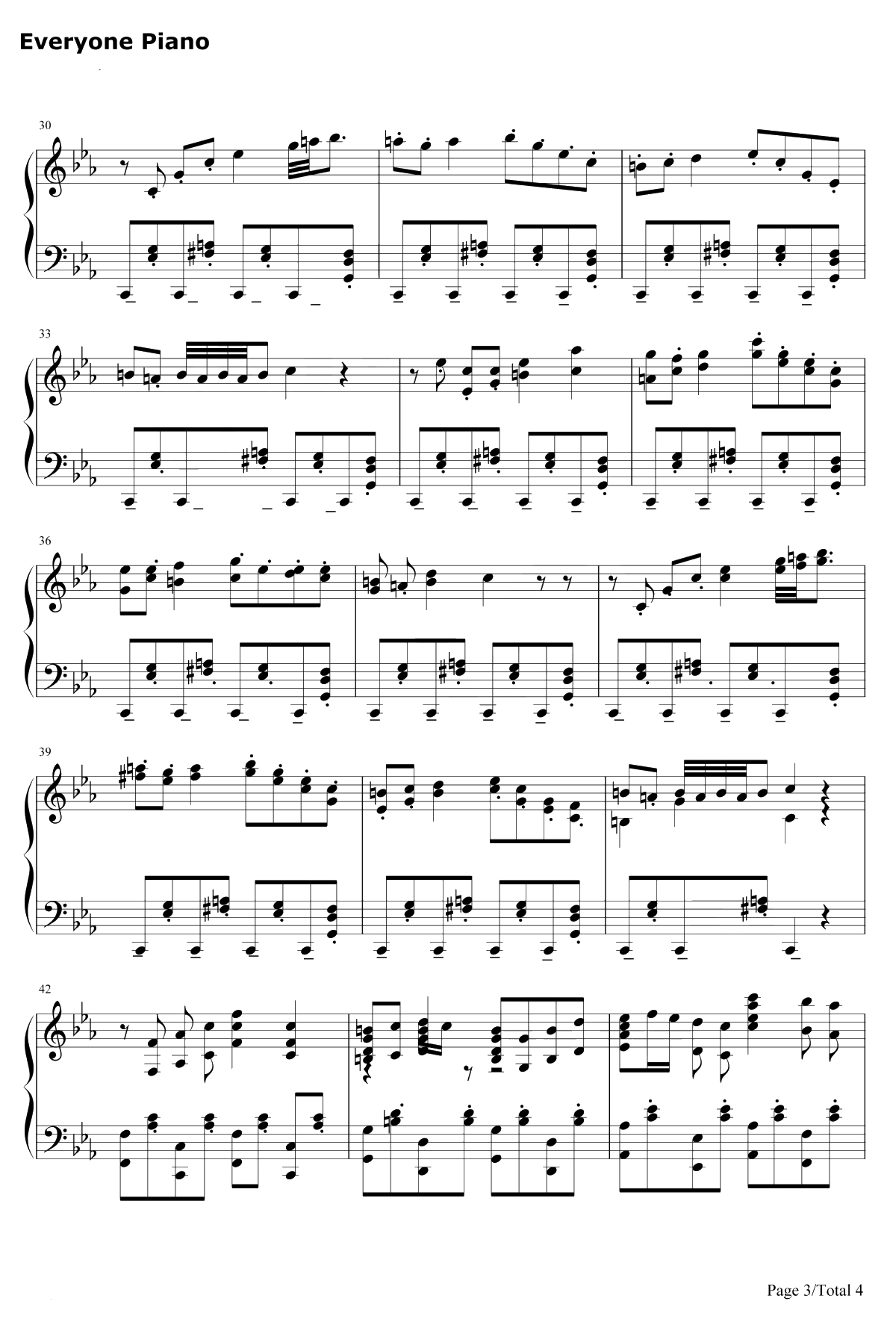 Nyeh Heh Heh钢琴谱-Toby Fox3