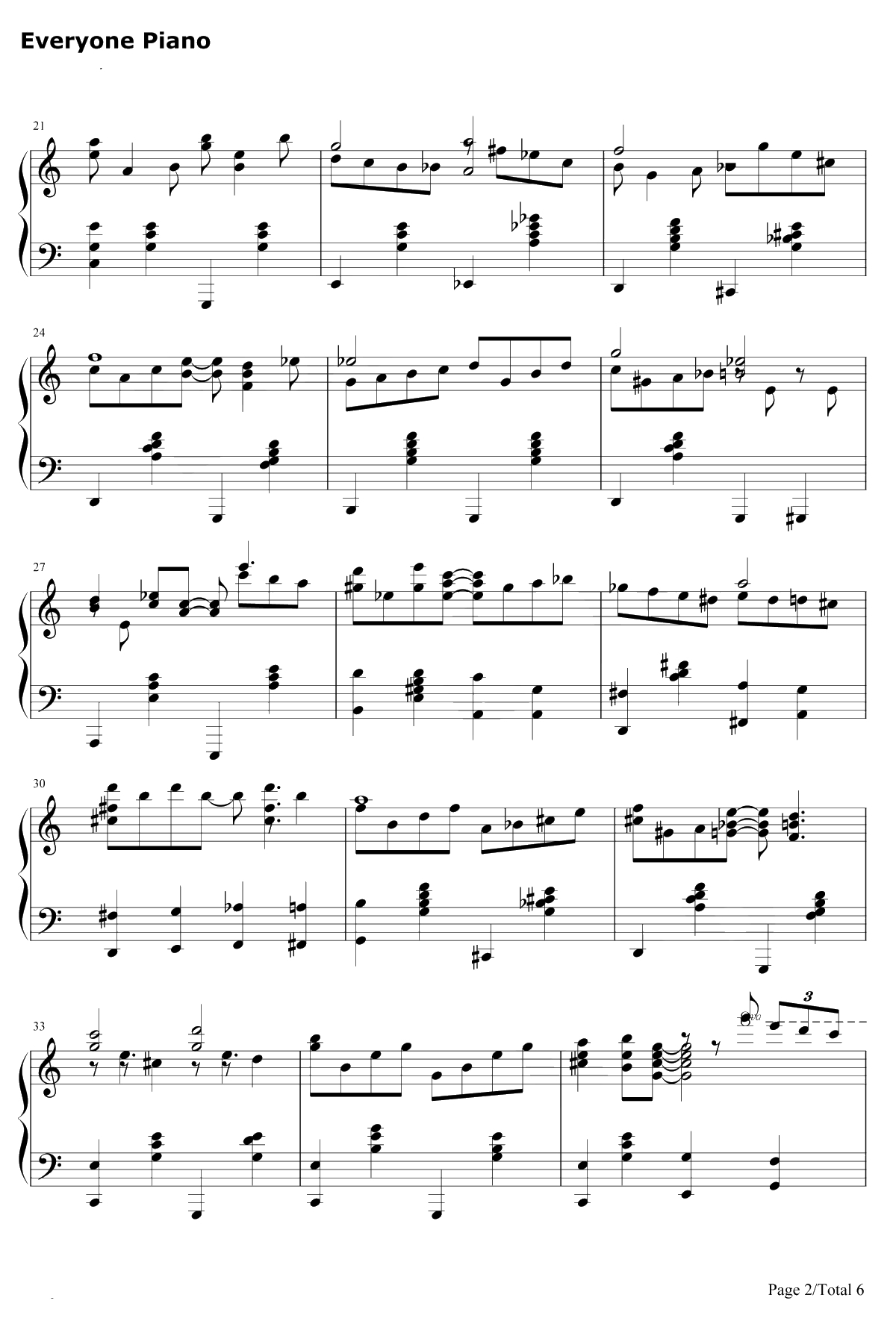 Chinatown My Chinatown钢琴谱-Jean Schwartz2