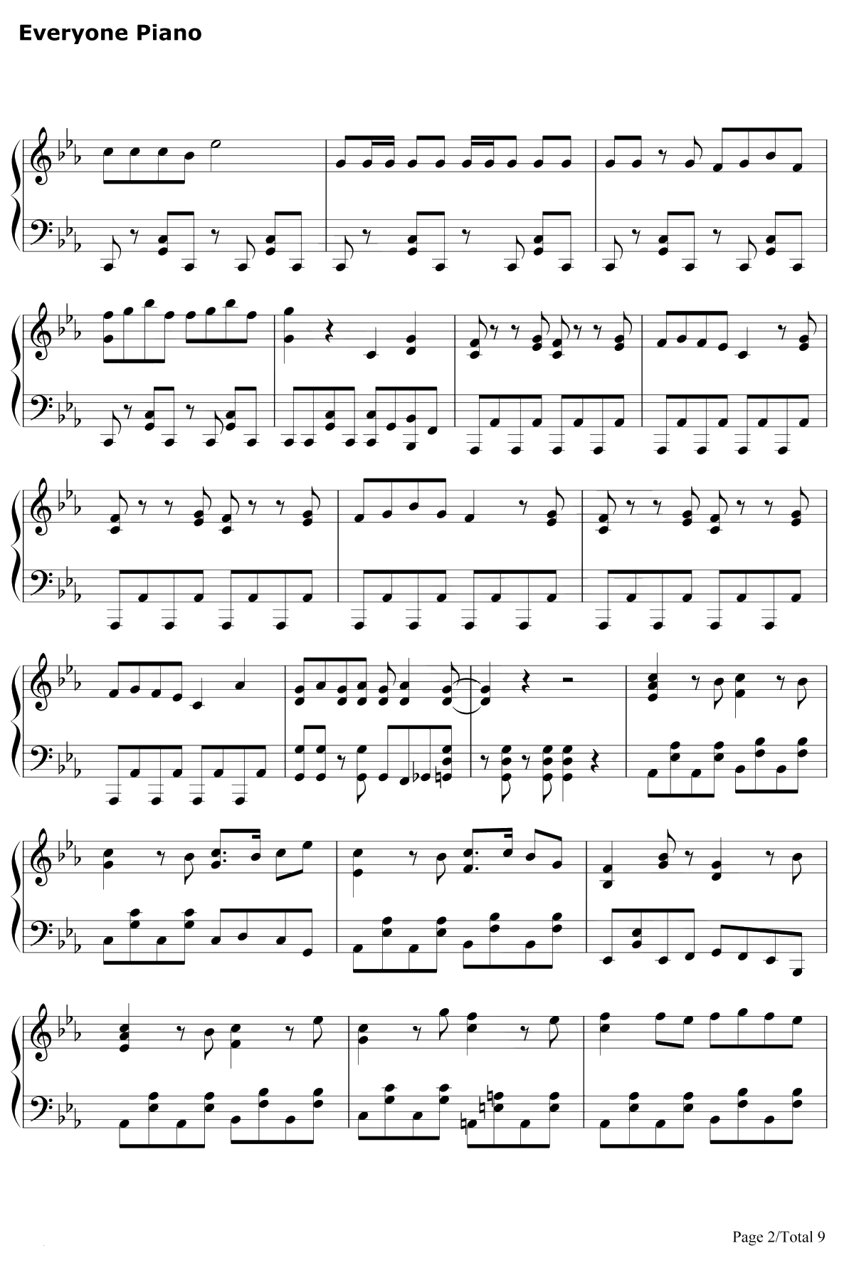 インビジブル钢琴谱-GUMI&镜音リン2