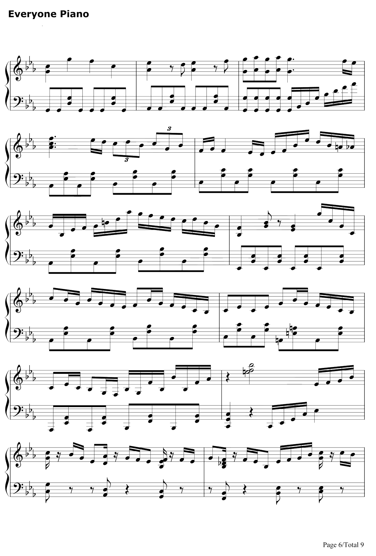 インビジブル钢琴谱-GUMI&镜音リン6