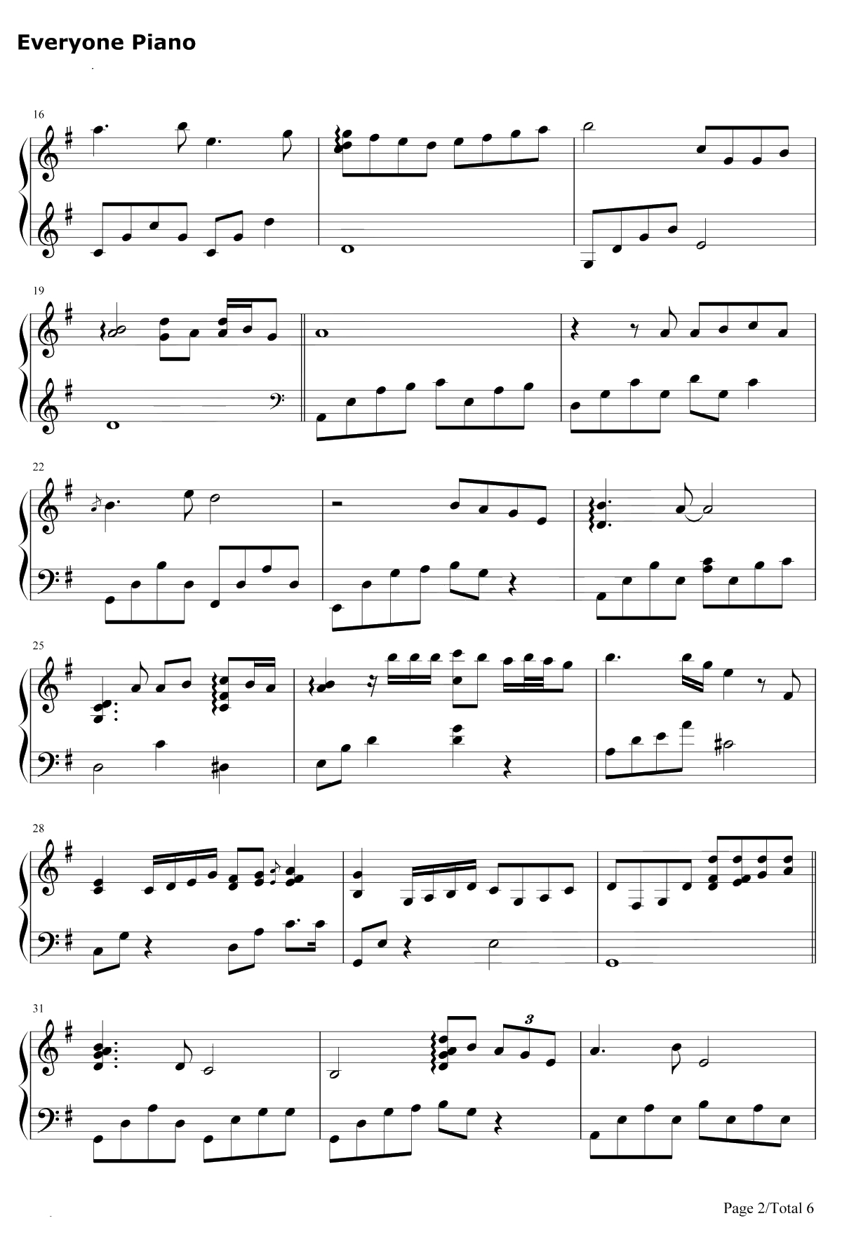 Vincent钢琴谱-Don McLean2