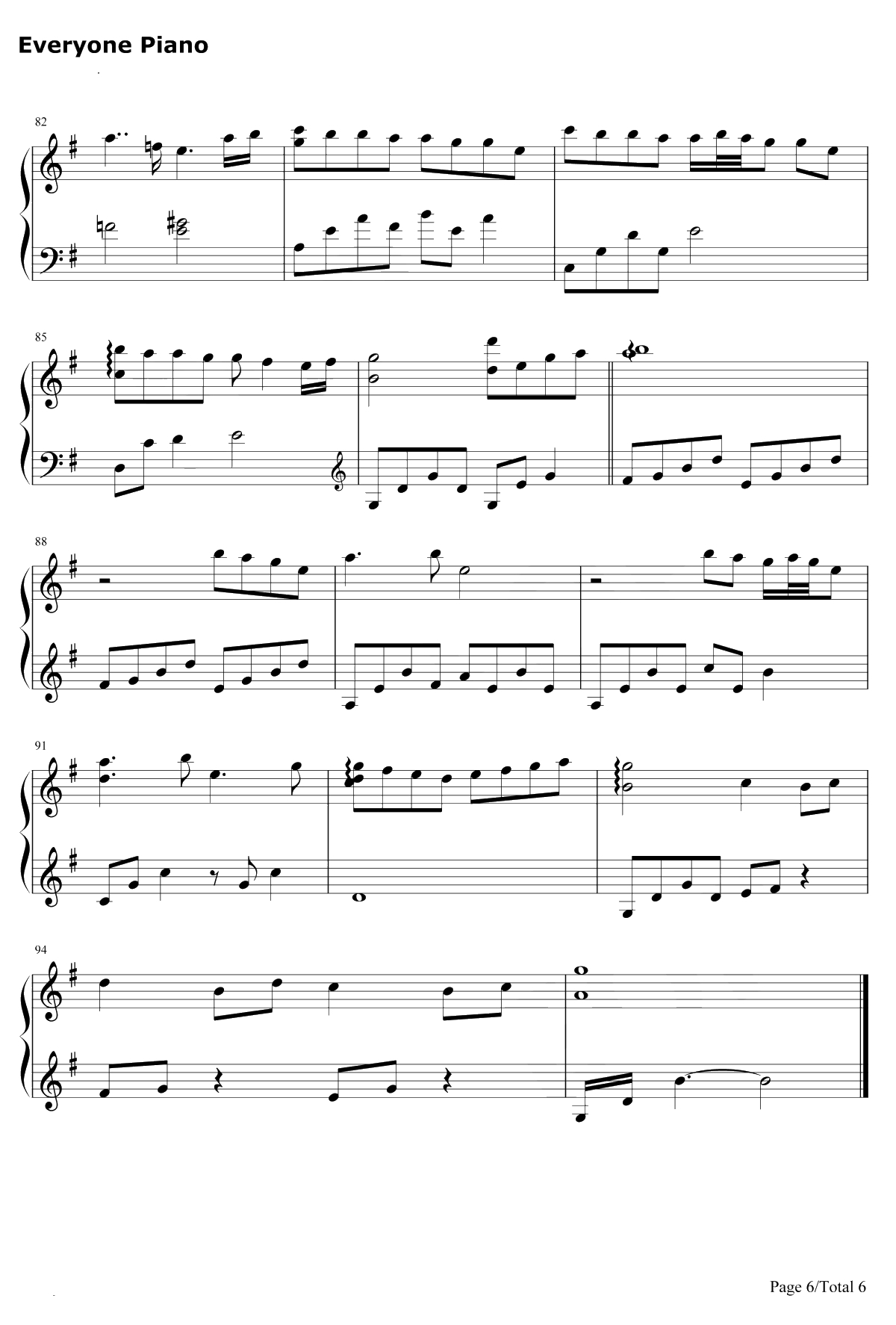 Vincent钢琴谱-Don McLean6