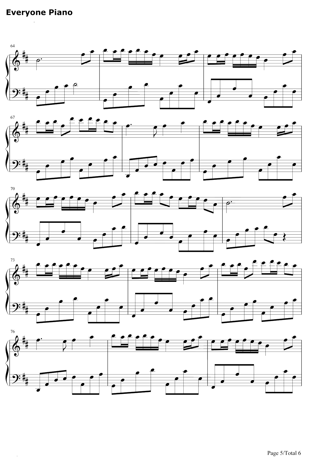 Windy Hill钢琴谱-羽肿5