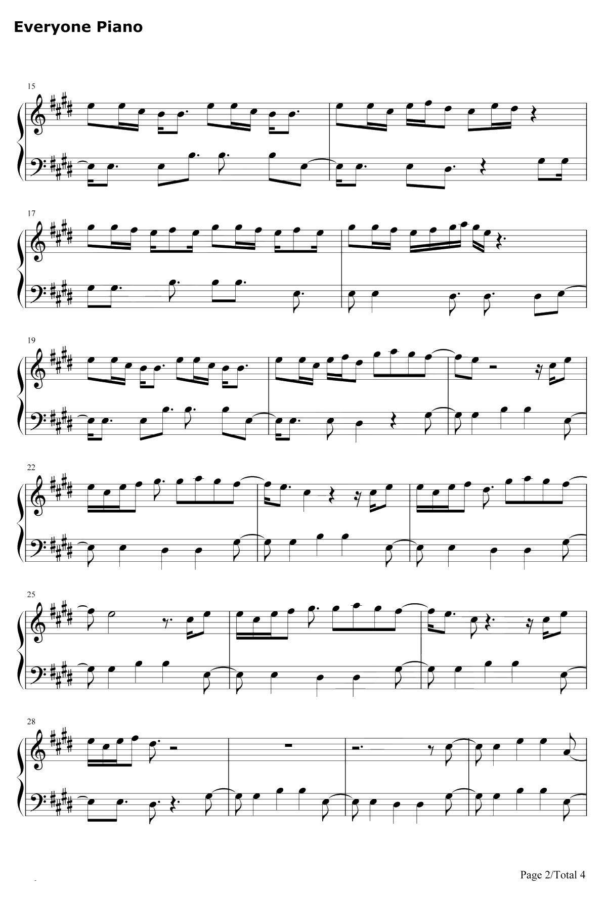 Five Nights at Freddy's钢琴谱-The Living Tombstone2