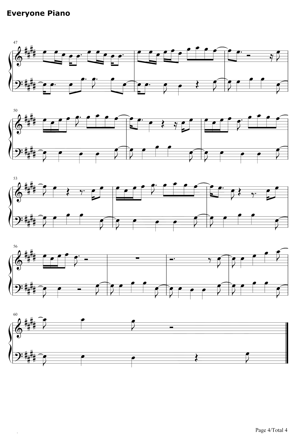 Five Nights at Freddy's钢琴谱-The Living Tombstone4