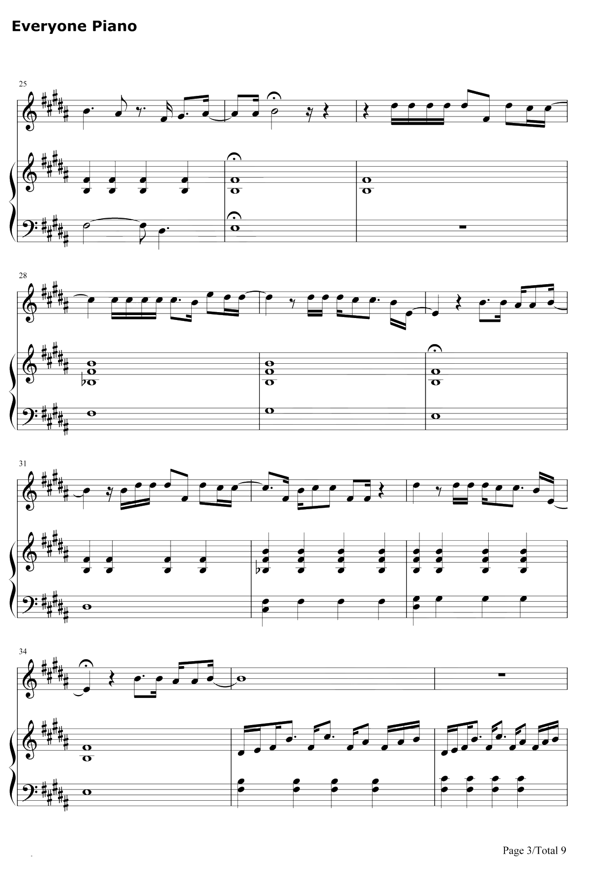 You Will Be Found钢琴谱-Benj Pasek-亲爱的埃文汉森OST3