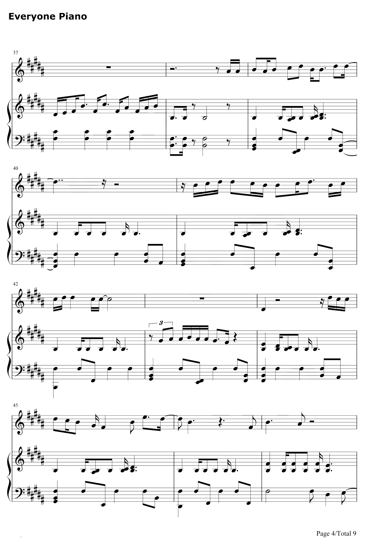 You Will Be Found钢琴谱-Benj Pasek-亲爱的埃文汉森OST4