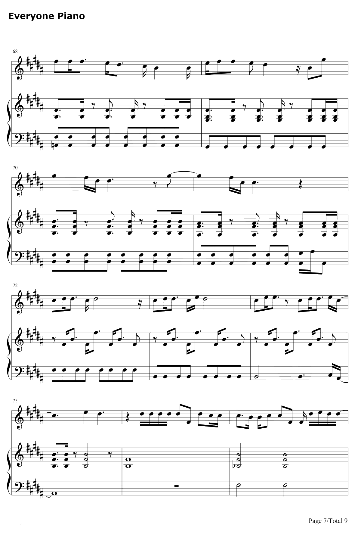 You Will Be Found钢琴谱-Benj Pasek-亲爱的埃文汉森OST7