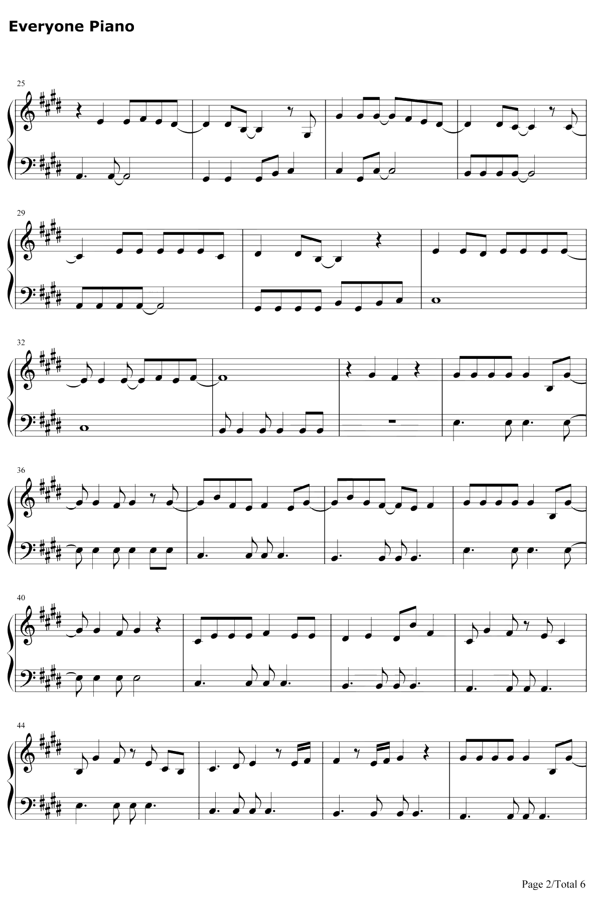 ガラスを割れ钢琴谱-欅坂462