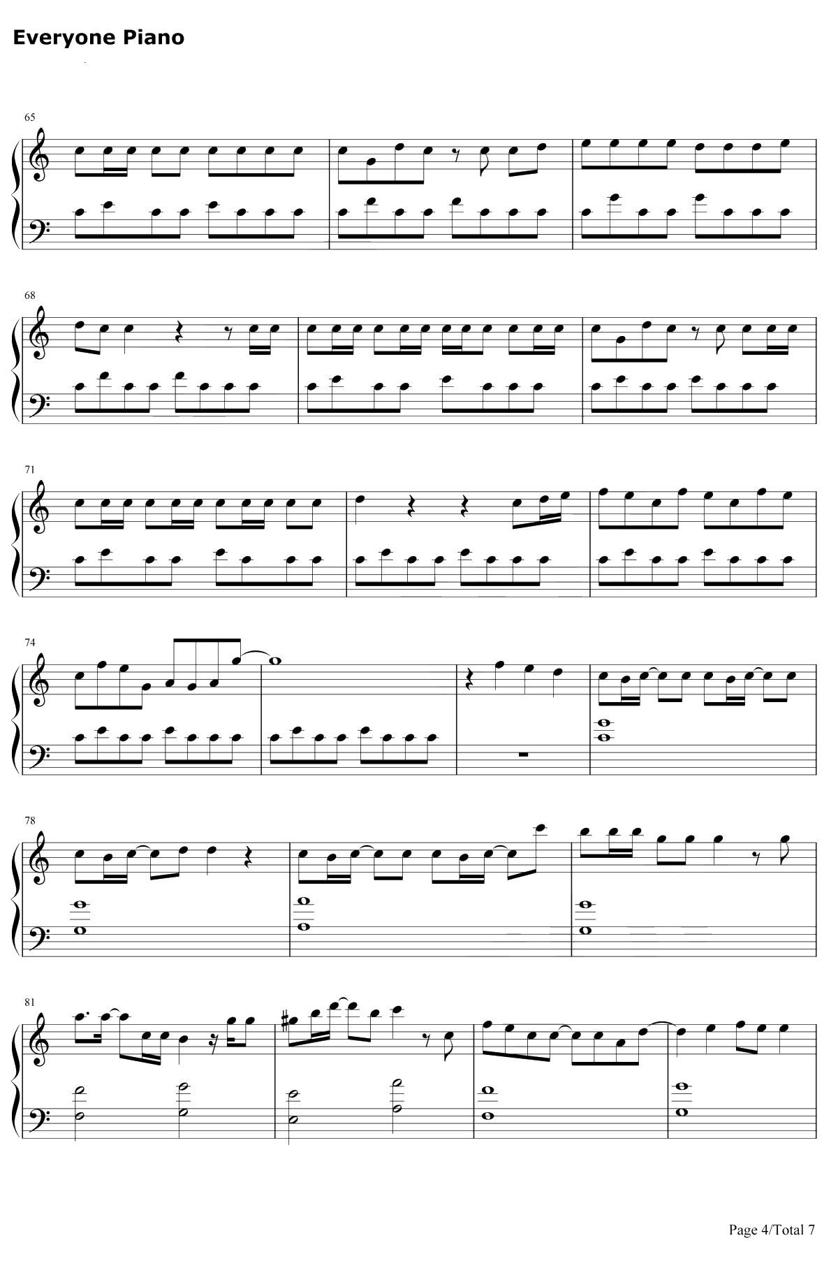 シンクロニシティ钢琴谱-乃木坂464