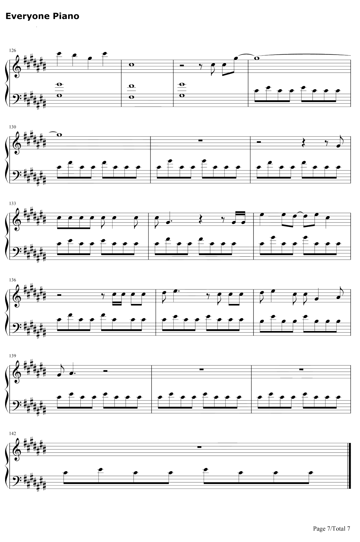 シンクロニシティ钢琴谱-乃木坂467