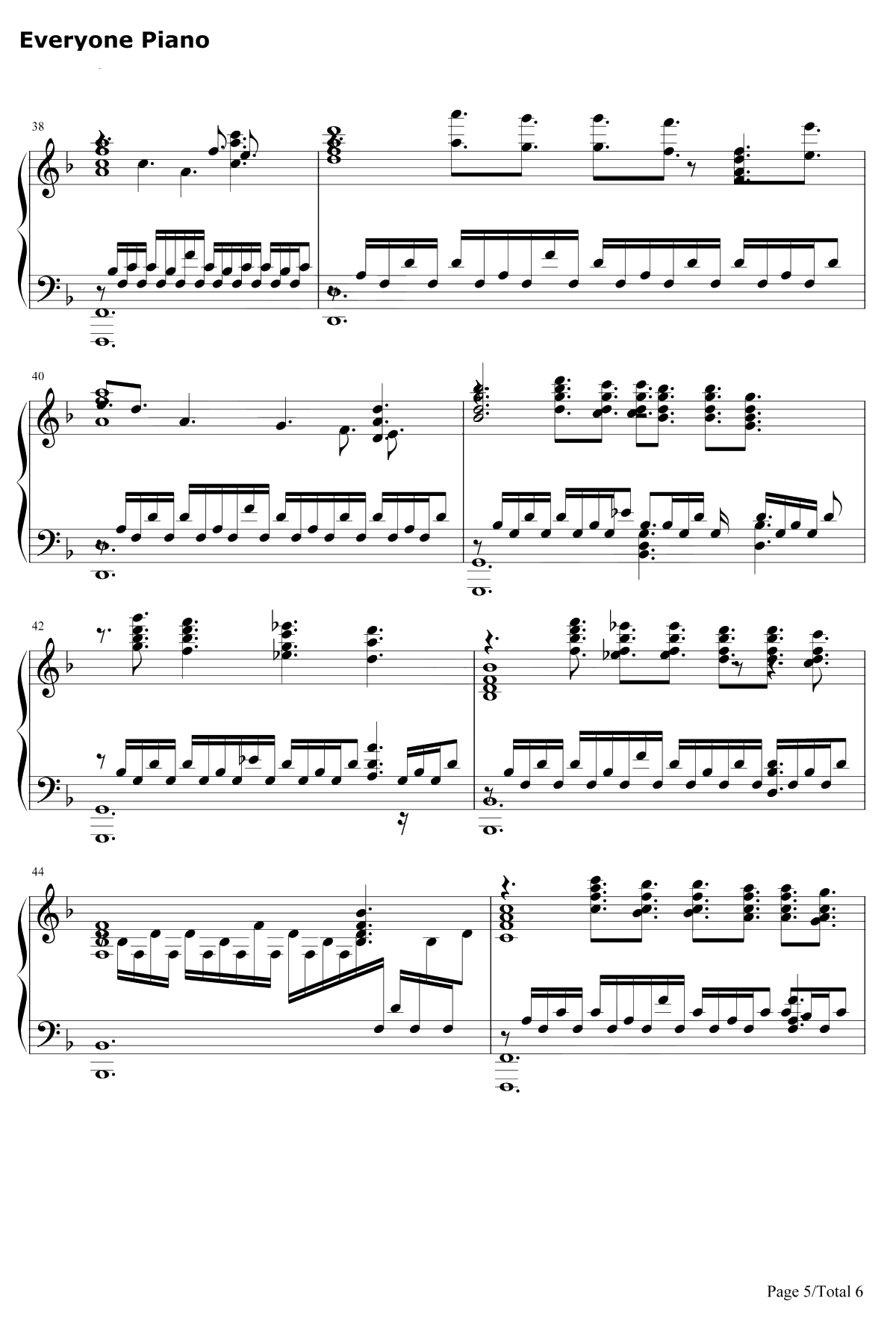 Chevaliers De Sangreal钢琴谱-Hans Zimmer-达芬奇密码OST5