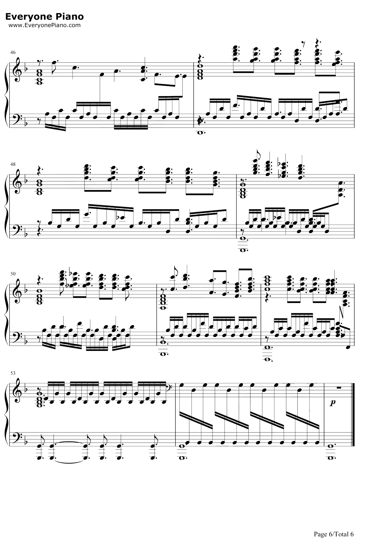 Chevaliers De Sangreal钢琴谱-Hans Zimmer-达芬奇密码OST6