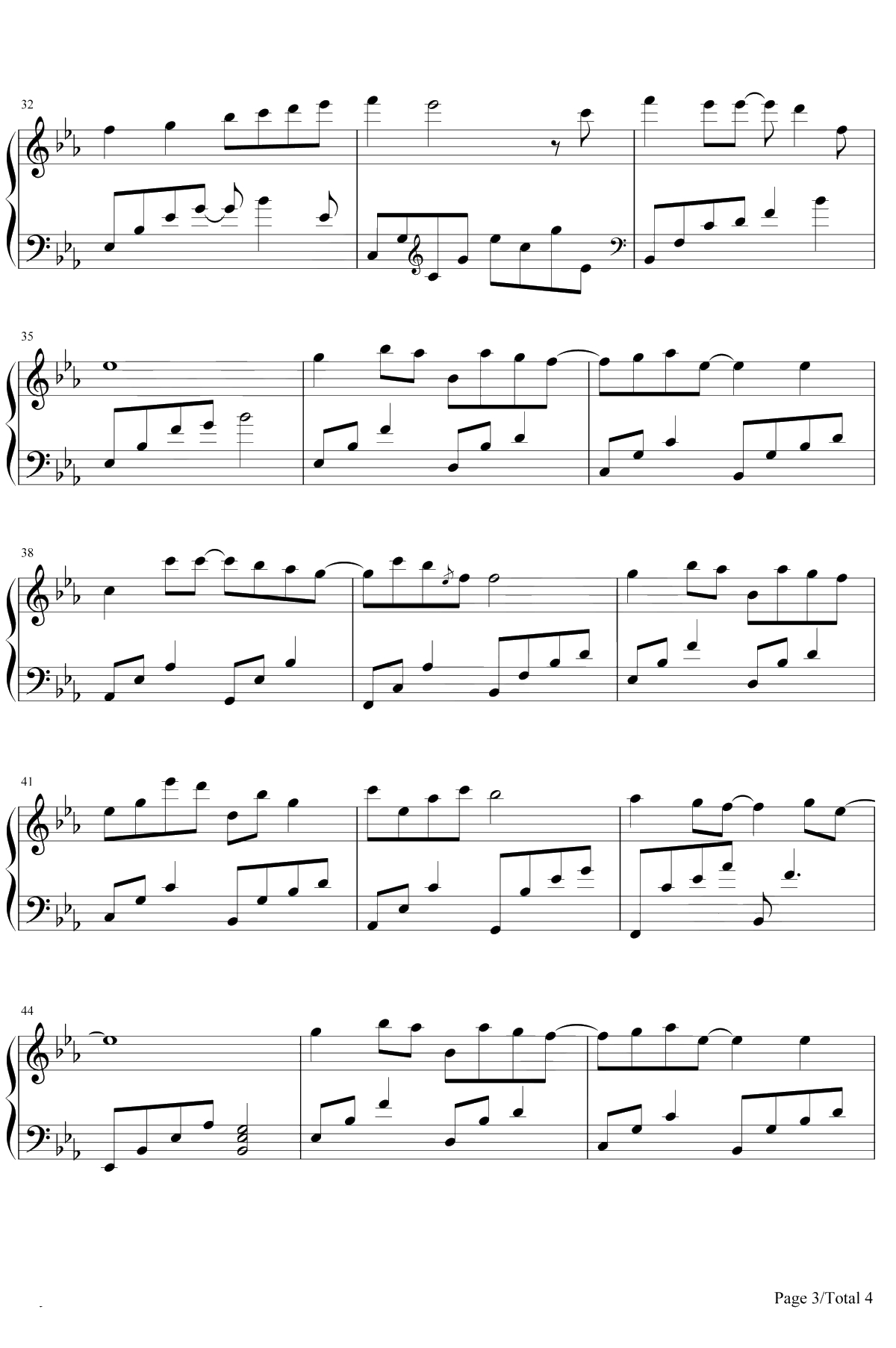 The World Is Asleep钢琴谱-IsotlanD-完美版3