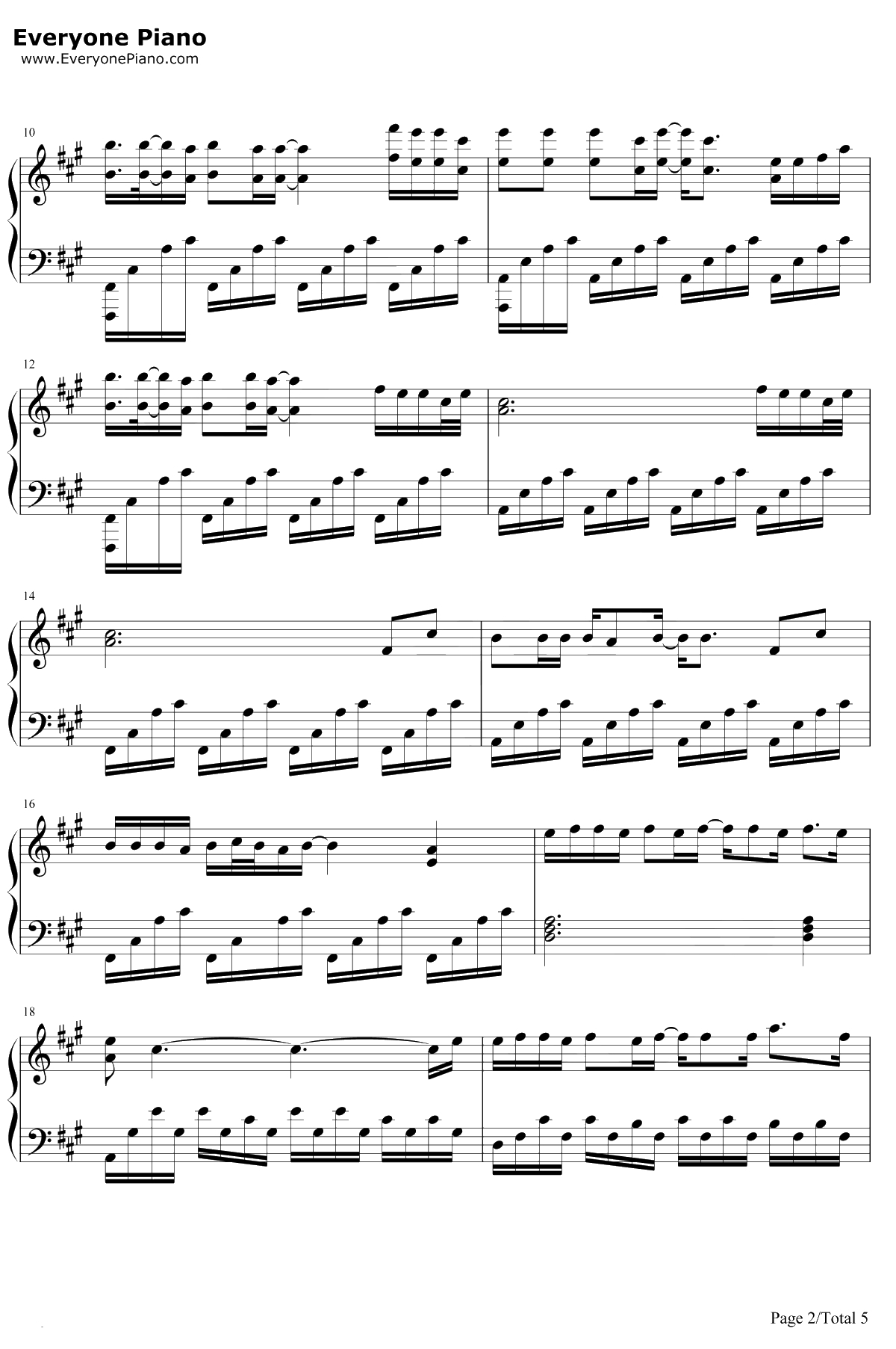 生如夏花钢琴谱-朴树-我不是药神宣传主题曲2