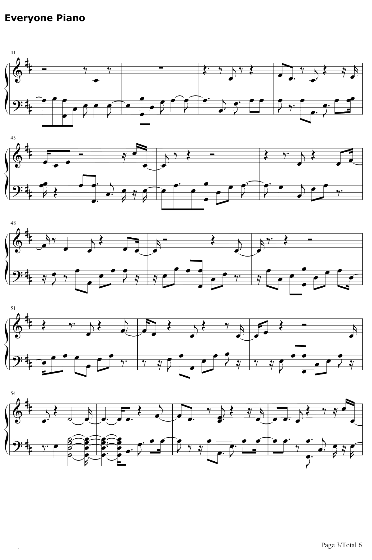 Solo钢琴谱-CleanBandit3