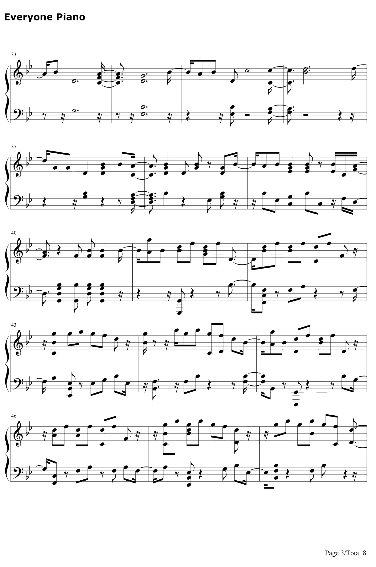 Where You At钢琴谱-NU'EST3