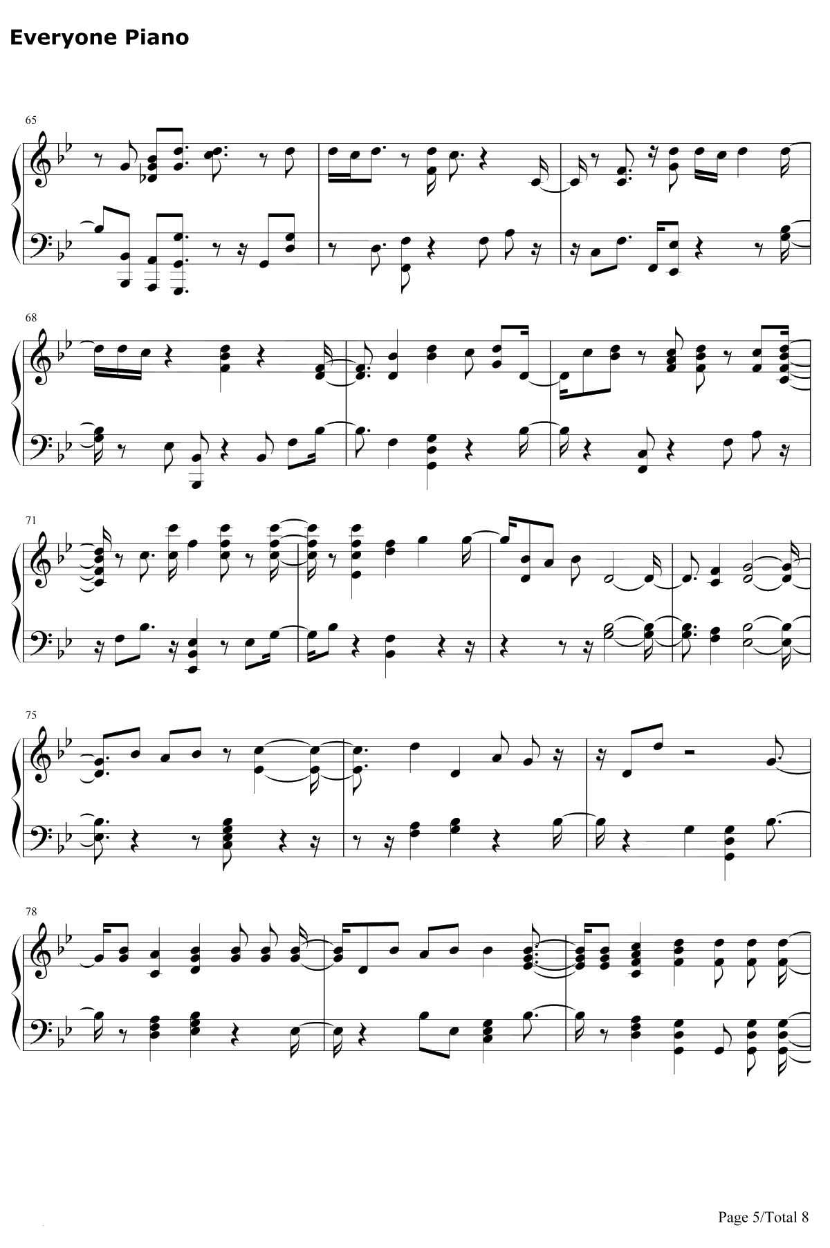 Where You At钢琴谱-NU'EST5