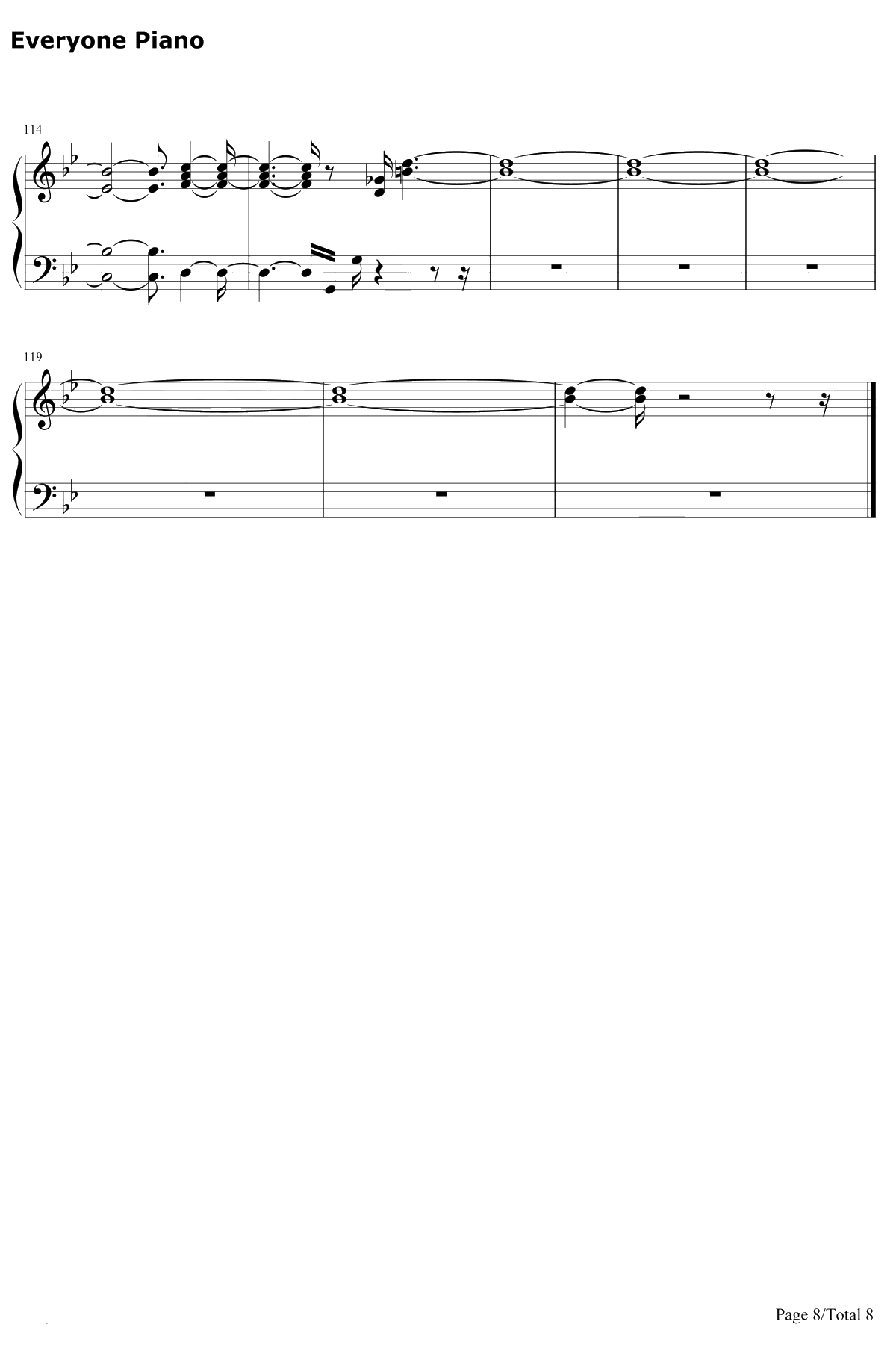 Where You At钢琴谱-NU'EST8