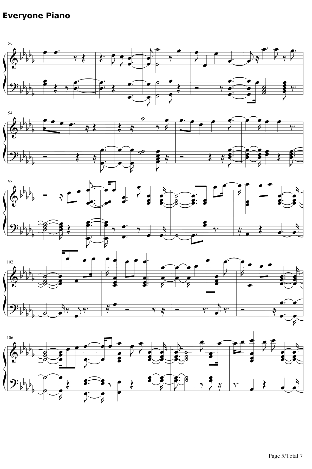 Boy钢琴谱-CharliePuth5