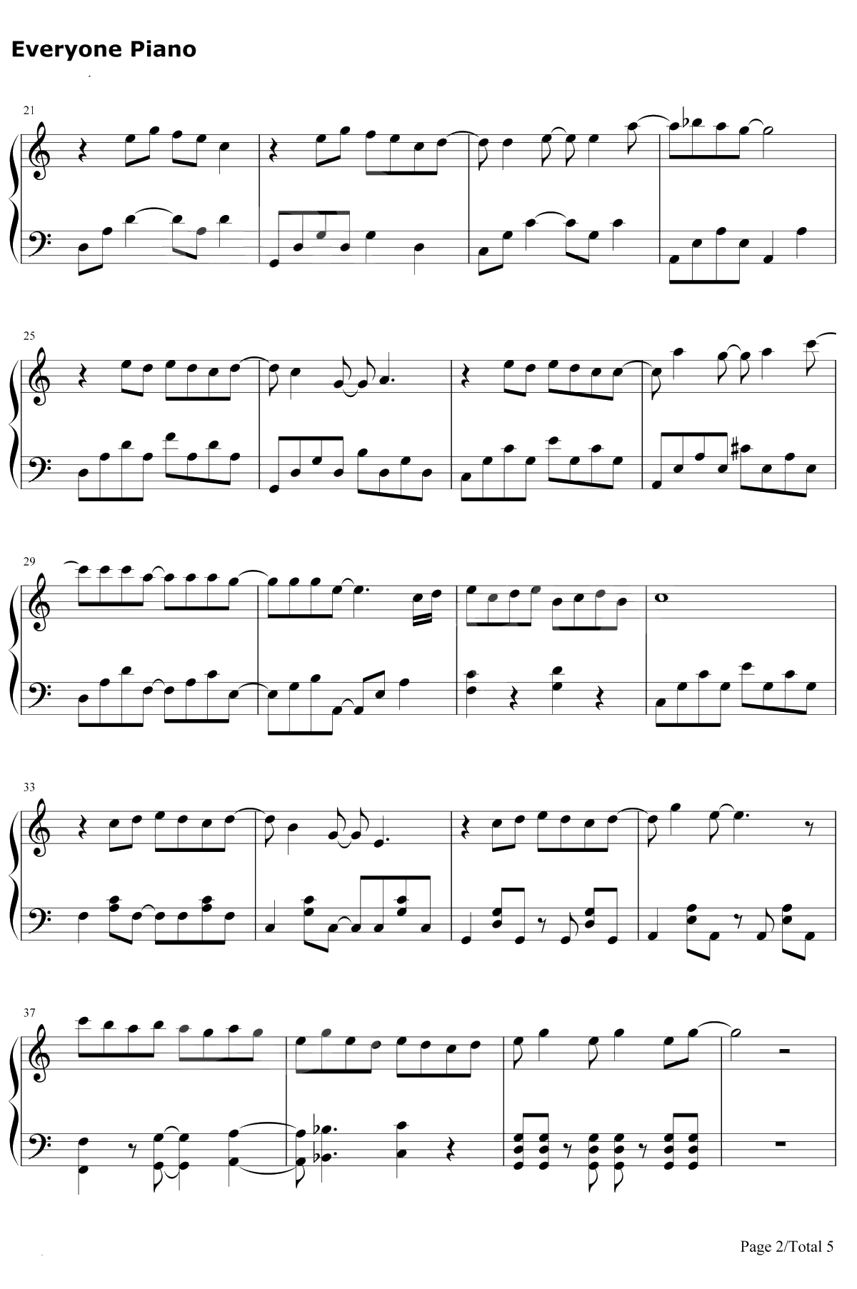 幸福需要一点偏差钢琴谱-任家萱/Selina-爱情进化论片尾曲2