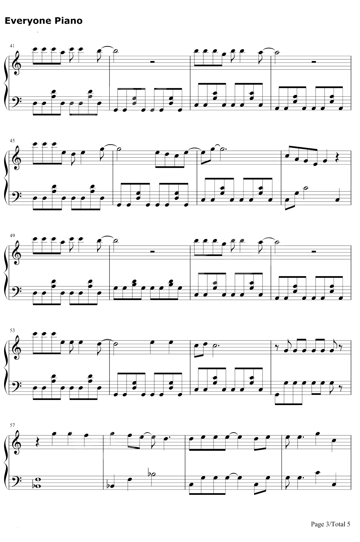 幸福需要一点偏差钢琴谱-任家萱/Selina-爱情进化论片尾曲3