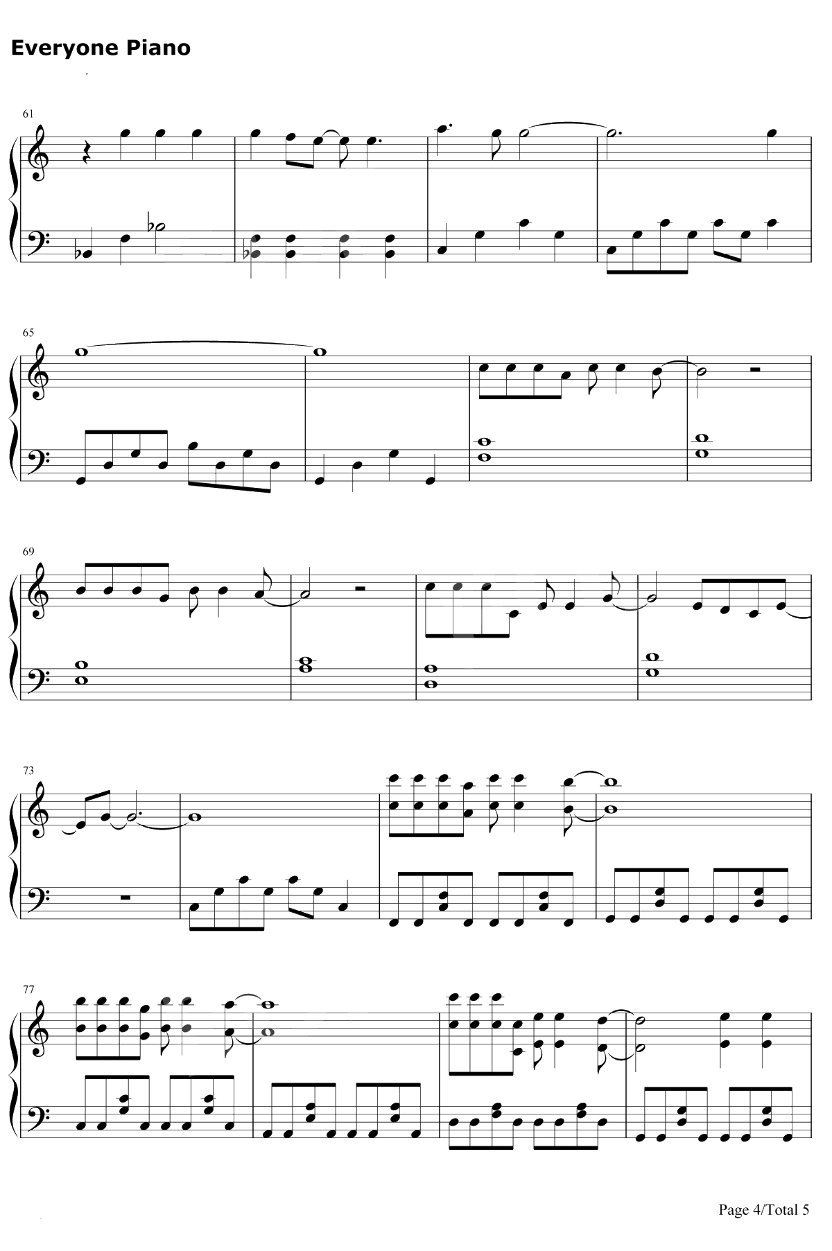 幸福需要一点偏差钢琴谱-任家萱/Selina-爱情进化论片尾曲4