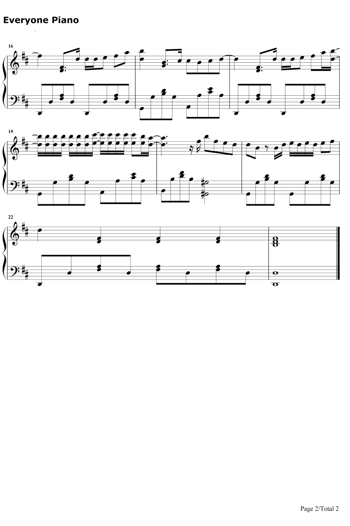 说散就散钢琴谱-袁娅维-前任3再见前任主题曲2