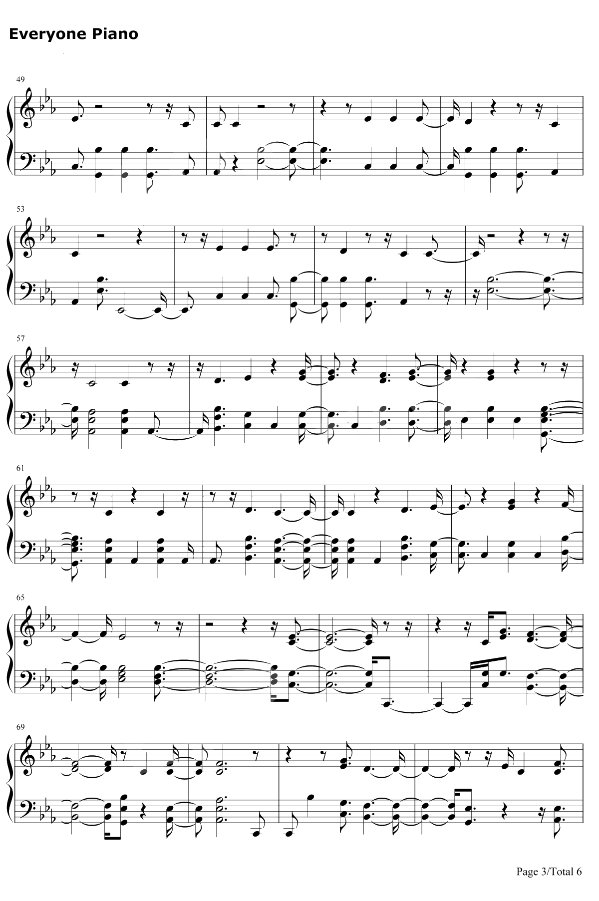 I Miss You钢琴谱-Clean Bandit3