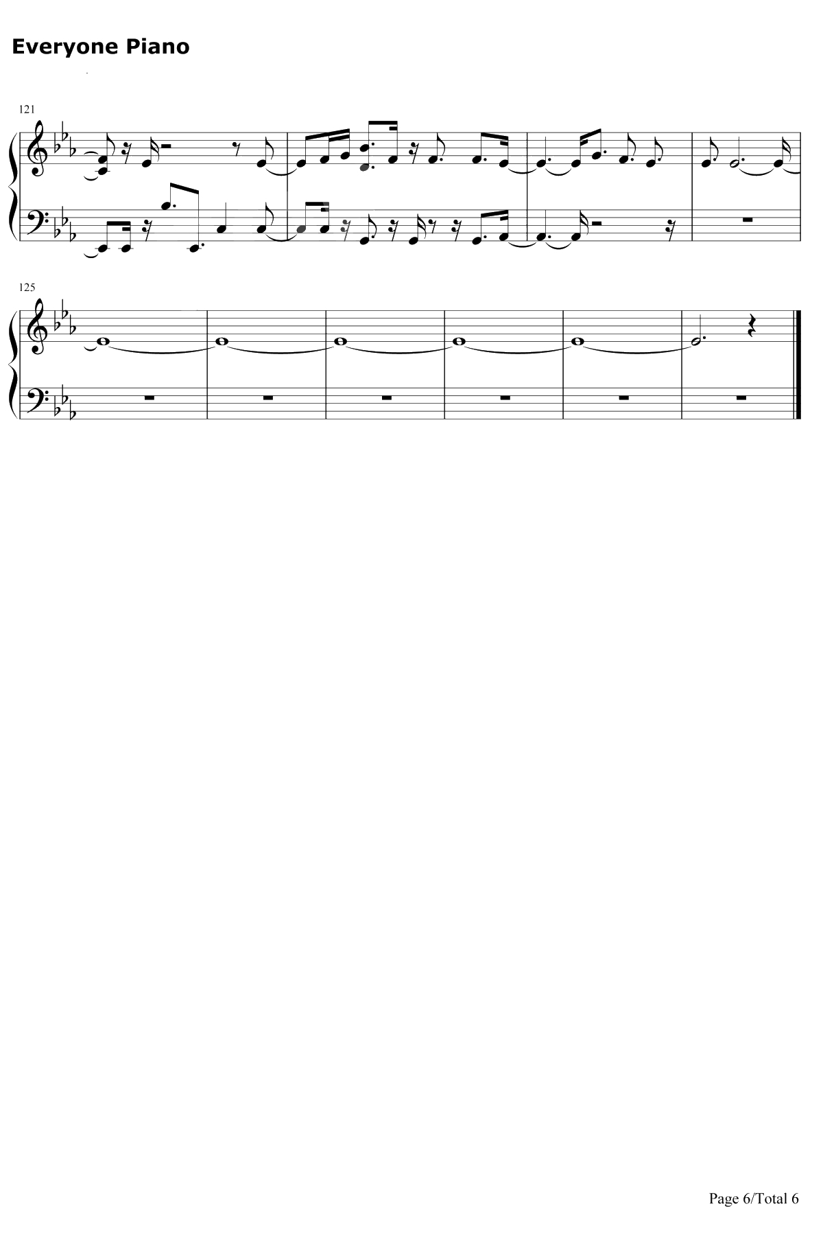 I Miss You钢琴谱-Clean Bandit6