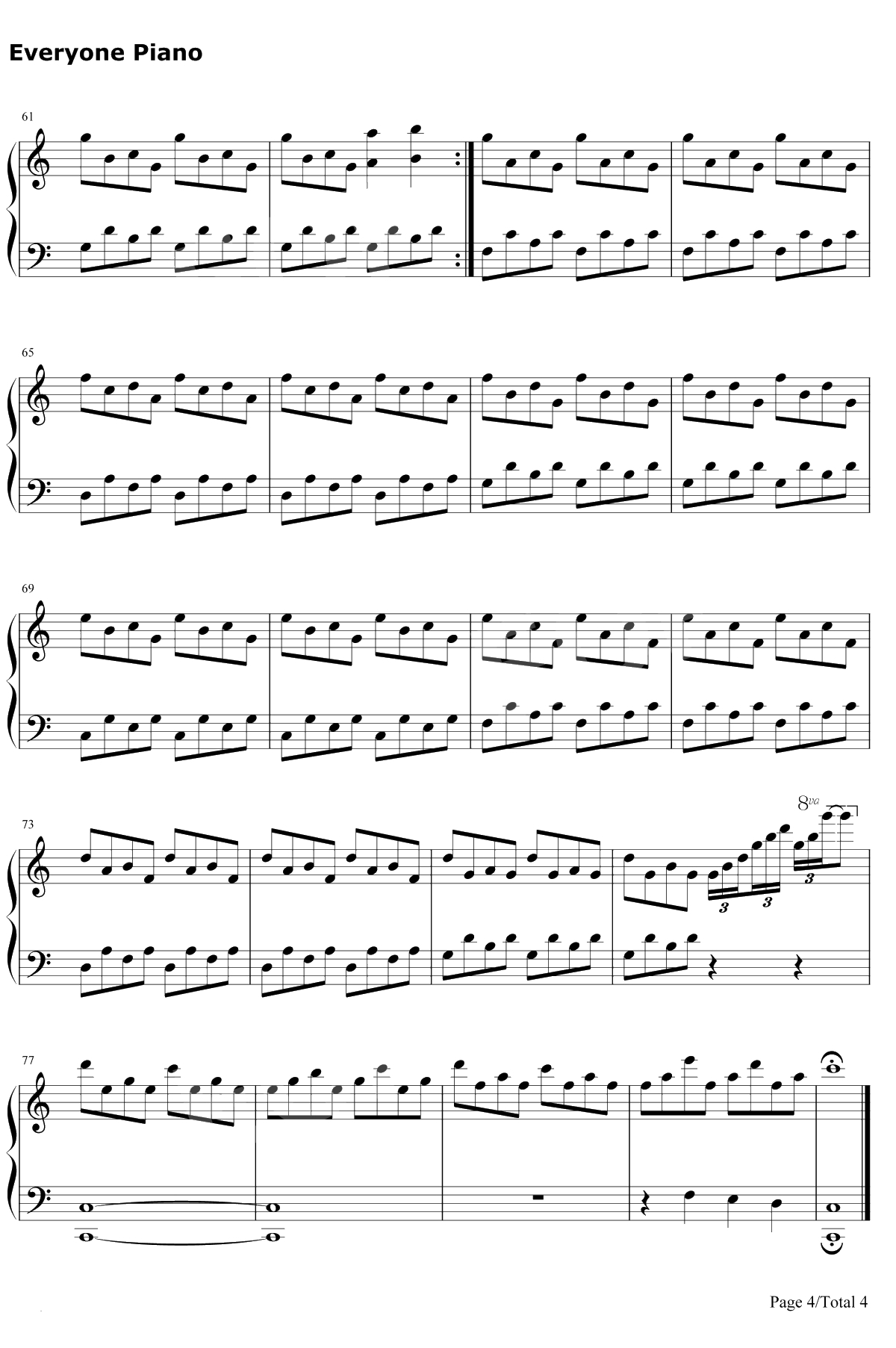 Felicity钢琴谱-Isaac Shepard4